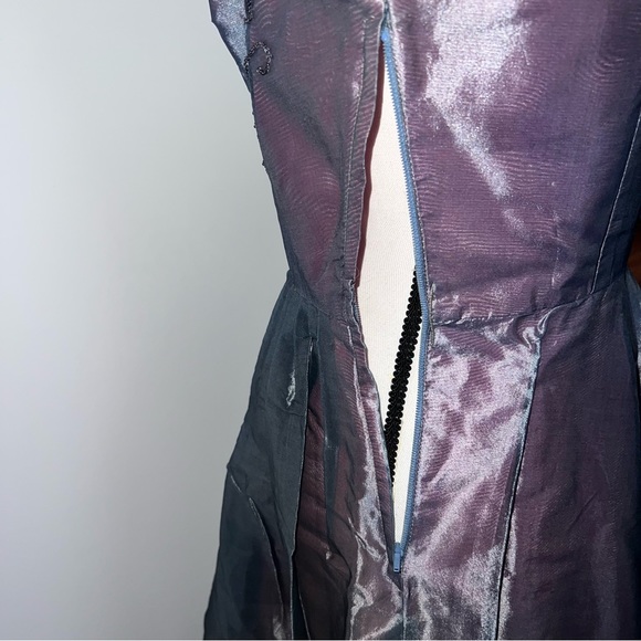 True Vintage 1950s Fit n Flare Halter Dress Full Swing Rockabilly. Size XS/S - Picture 8 of 10